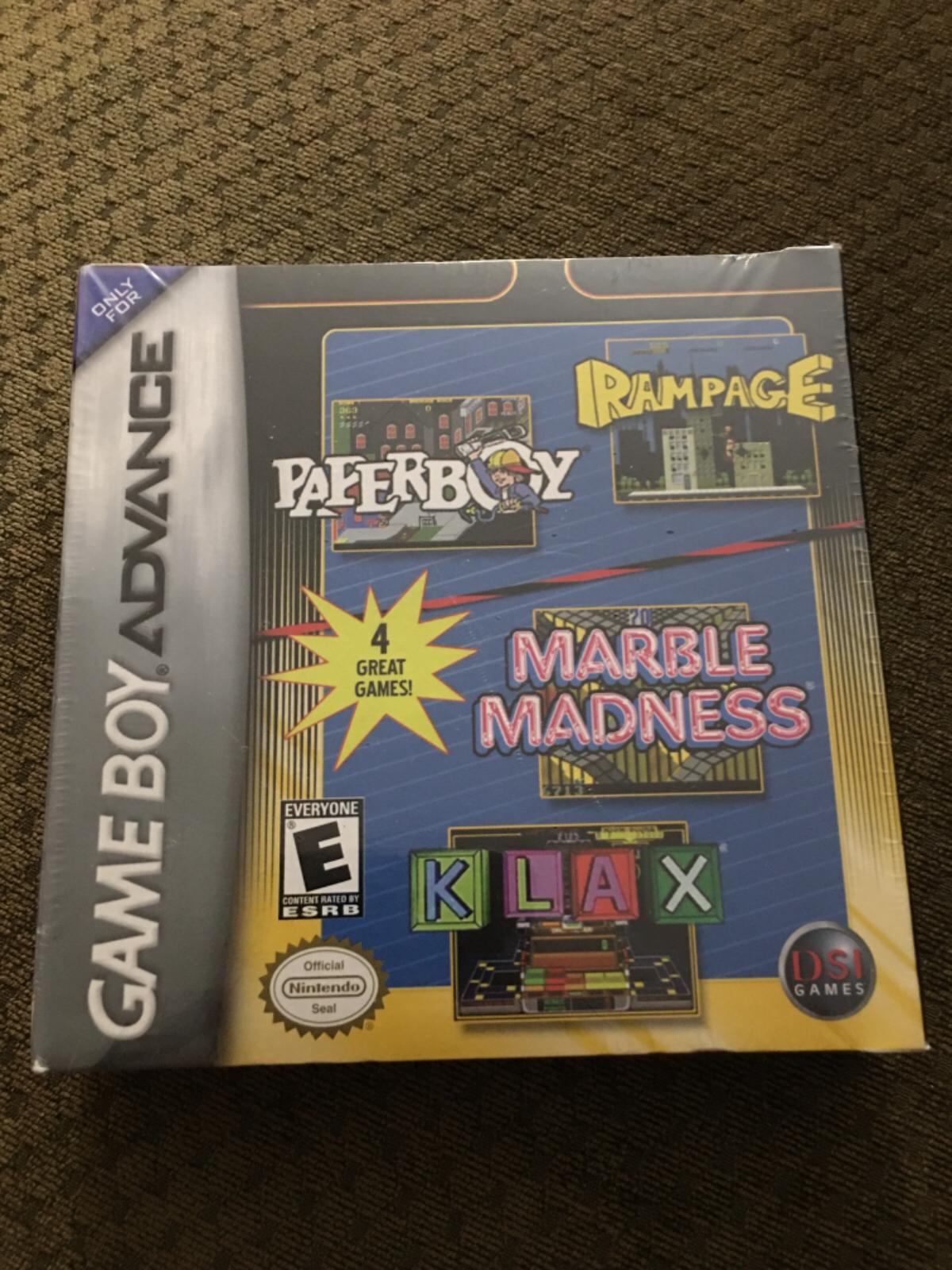 Paperboy Rampage Marble Madness Klax - Game Boy Advance