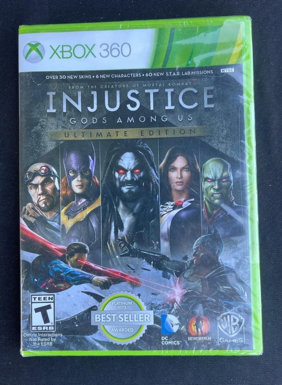 Injustice Gods Among Us [Ultimate Edition Platinum Hits Best Seller] - Xbox 360