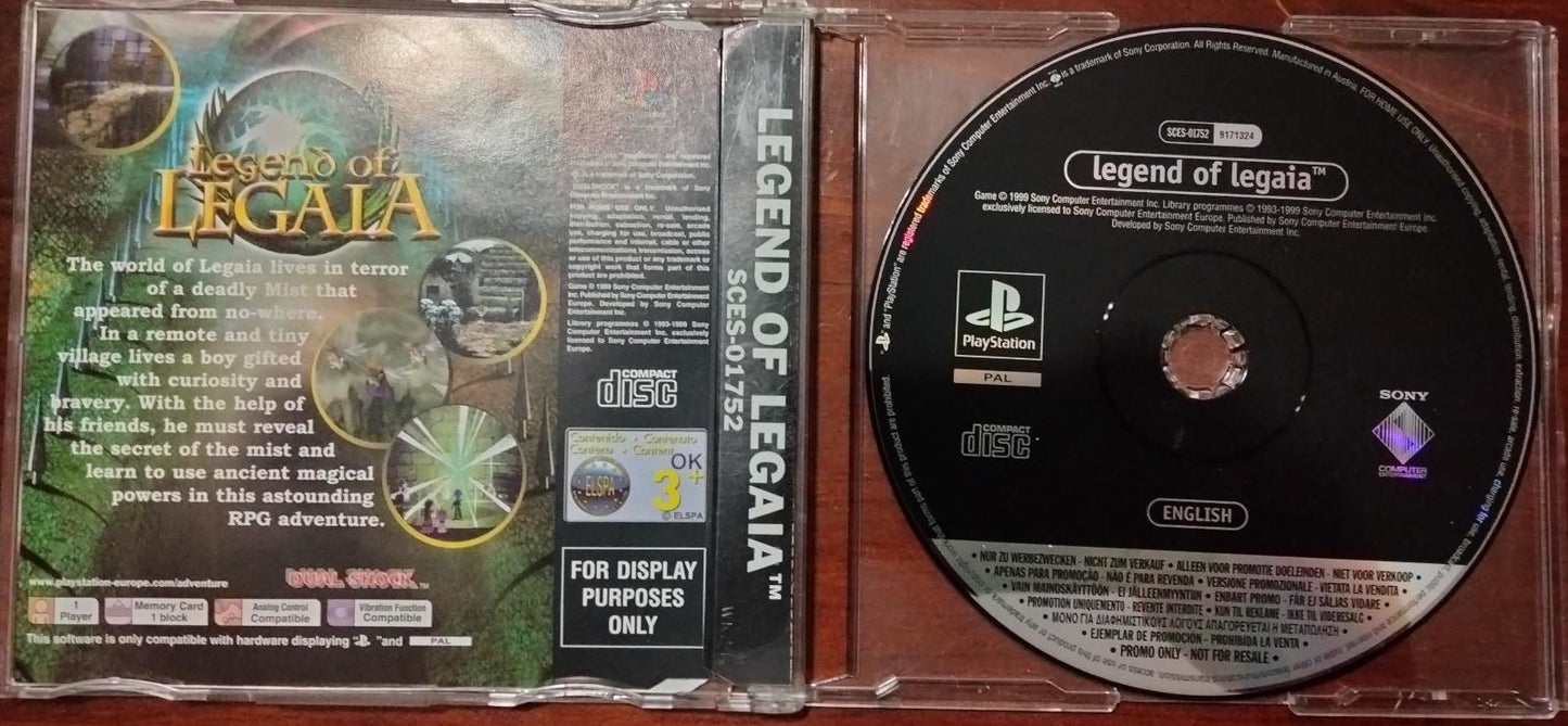 Legend Of Legaia [Promo Not For Resale] - PAL Playstation [Import]