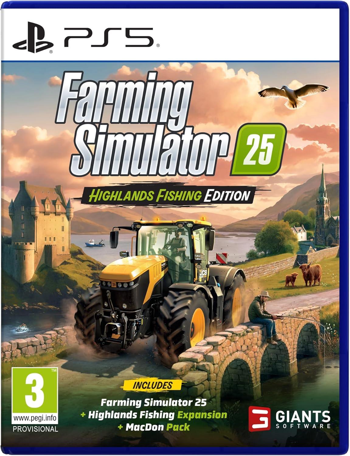 Farming Simulator 25 [Highlands Fishing Edition] - PAL Playstation 5 [Import]