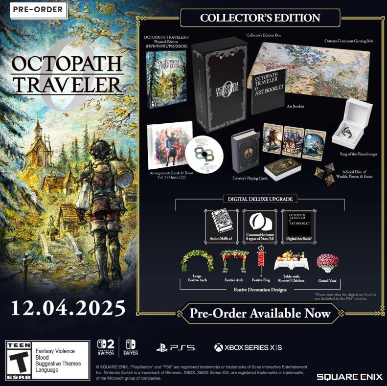 Octopath Traveler 0 [Collector's Edition] - Nintendo Switch 2