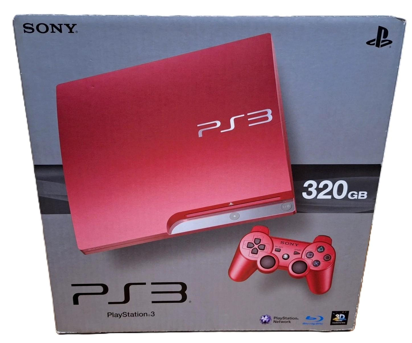 Playstation 3 Scarlet Red 320GB System - JP Console [Import]