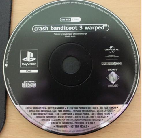Crash Bandicoot 3 Warped [Not for Resale] - PAL Playstation [Import]