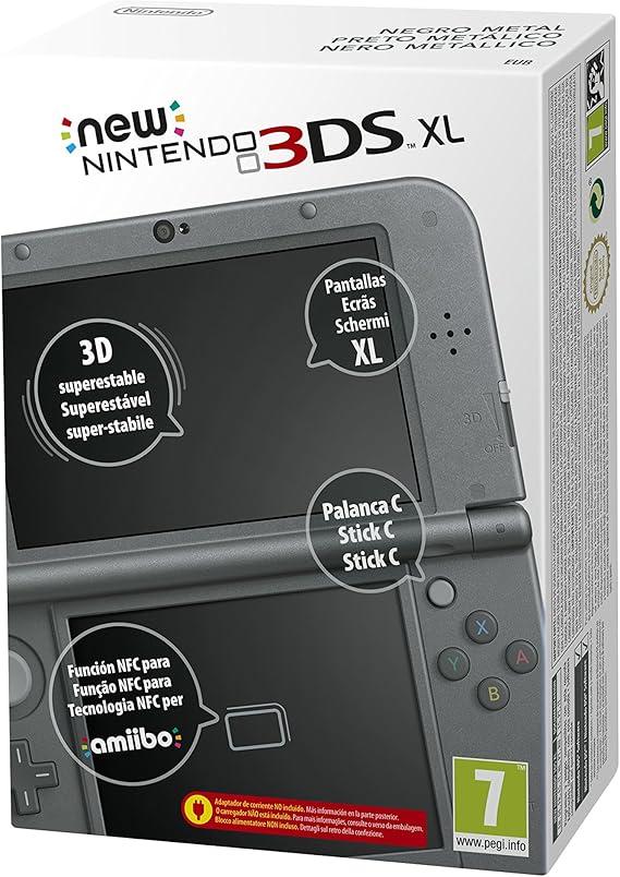 New Nintendo 3DS XL Metallic Black - PAL Console [Import]