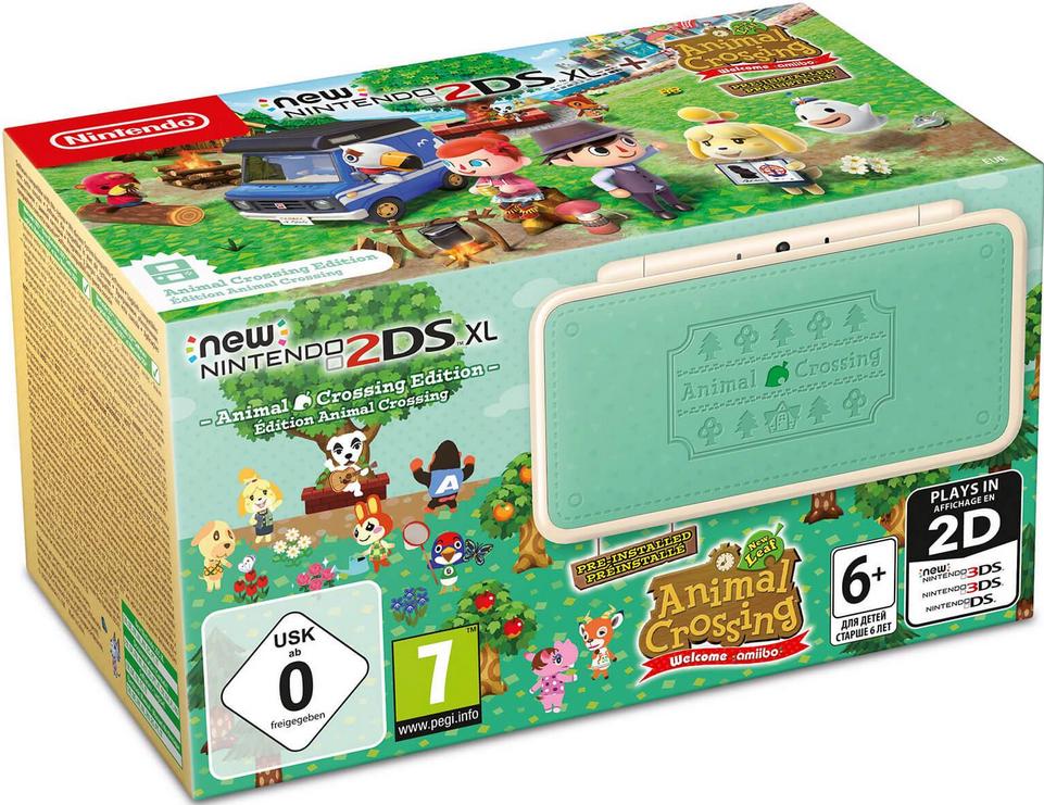 New Nintendo 2DS XL Animal Crossing Edition - PAL Console [Import]