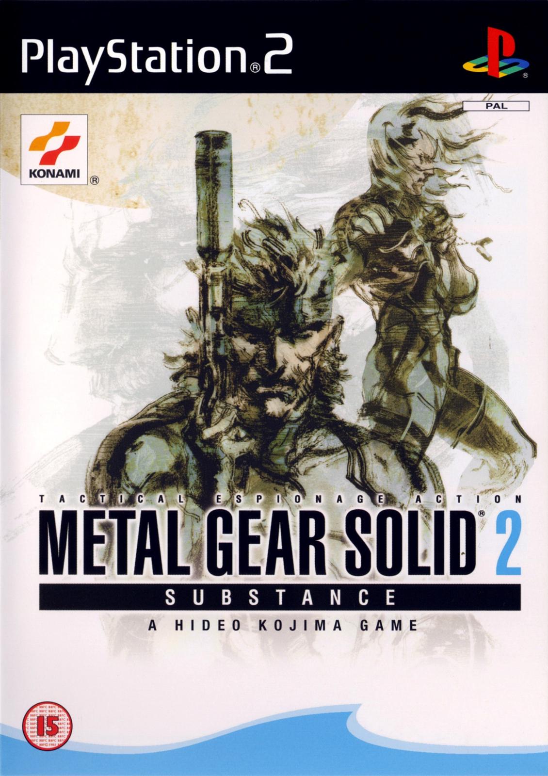 Metal Gear Solid 2 Substance [Single Disc] - PAL Playstation 2 [Import]