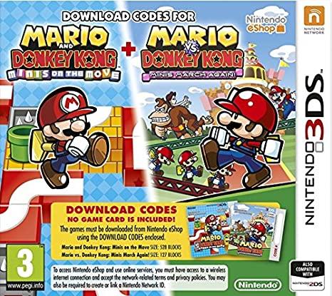 Mario and Donkey Kong: Minis on the Move + Minis March Again - PAL Nintendo 3DS [Import]