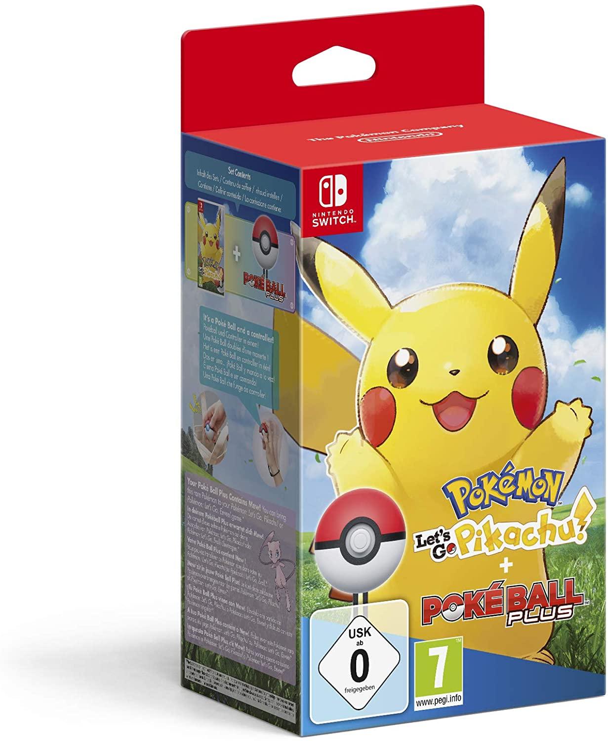 Pokemon Let's Go Pikachu [Poke Ball Plus Bundle] - PAL Nintendo Switch [Import]
