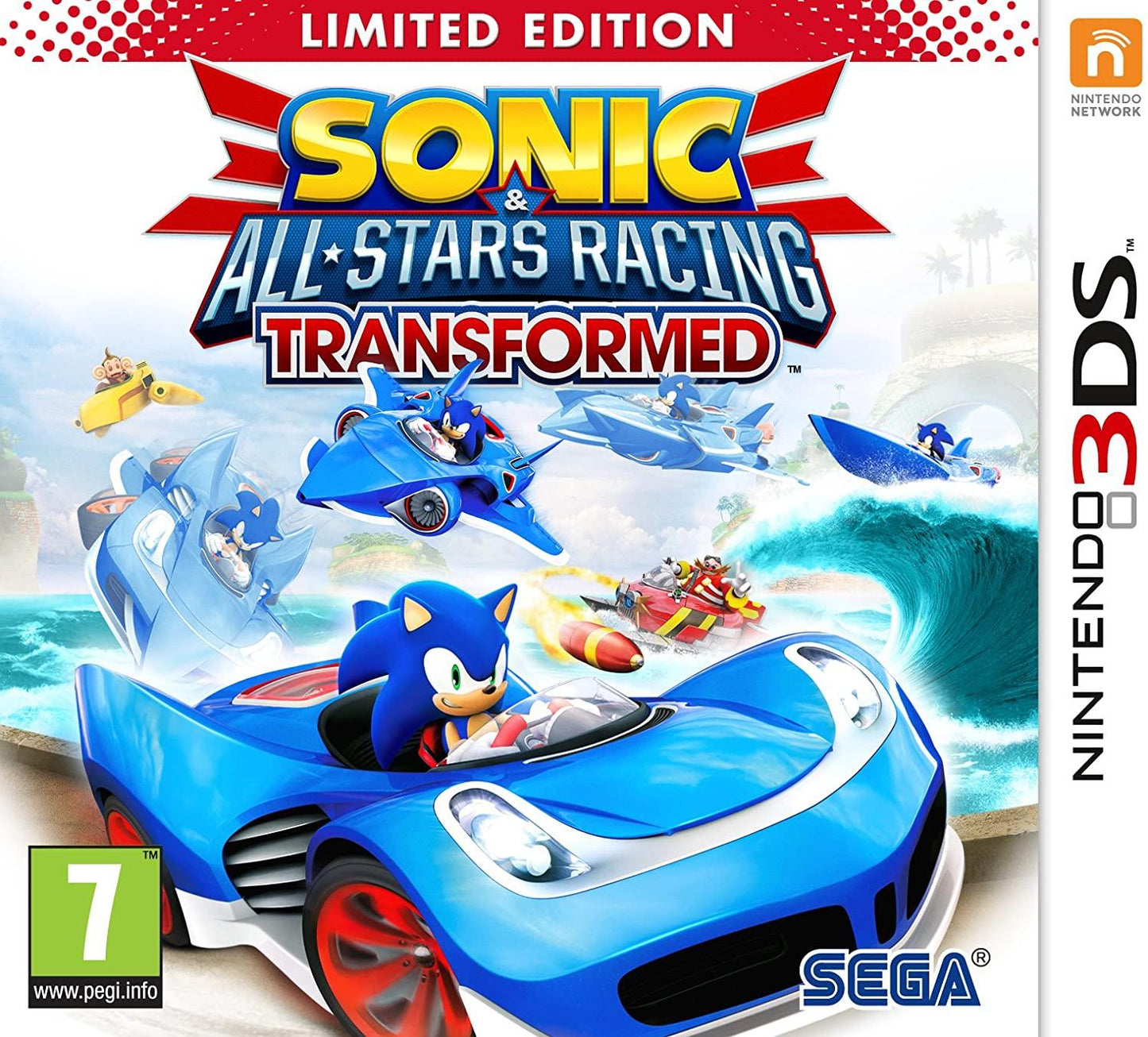 Sonic & All-Stars Racing Transformed [Limited Edition] - PAL Nintendo 3DS [Import]