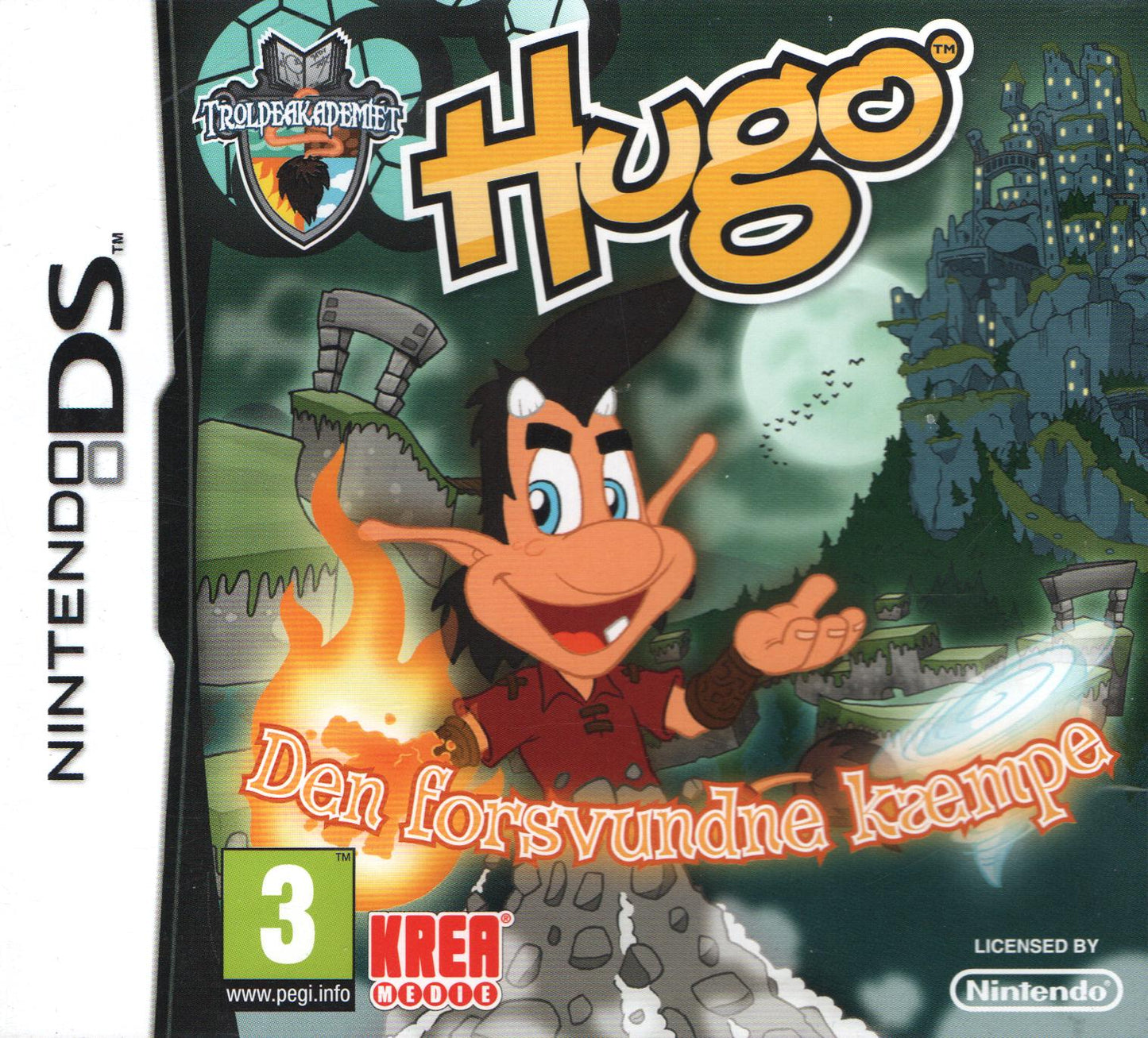 Hugo Troldeakademiet: Den Forsvundne Kaempe - PAL Nintendo DS [Import]
