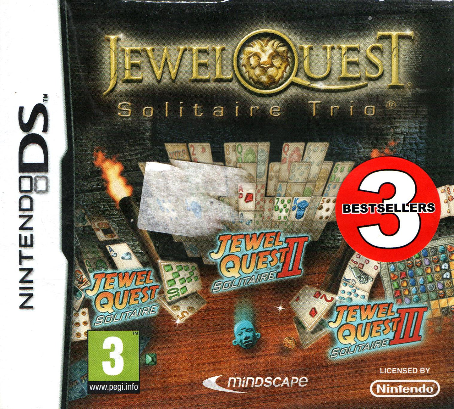Jewel Quest Solitaire Trio - PAL Nintendo DS [Import]