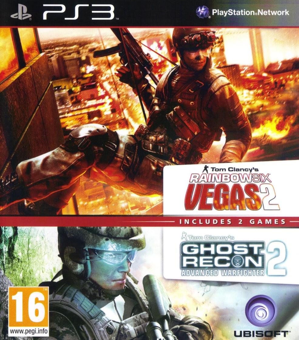 Rainbow Six: Vegas 2 Complete Edition + Ghost Recon: Advanced Warfighter 2 - PAL Playstation 3 [Import]