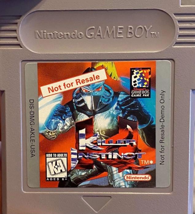 Killer Instinct [Not for Resale] - Game Boy