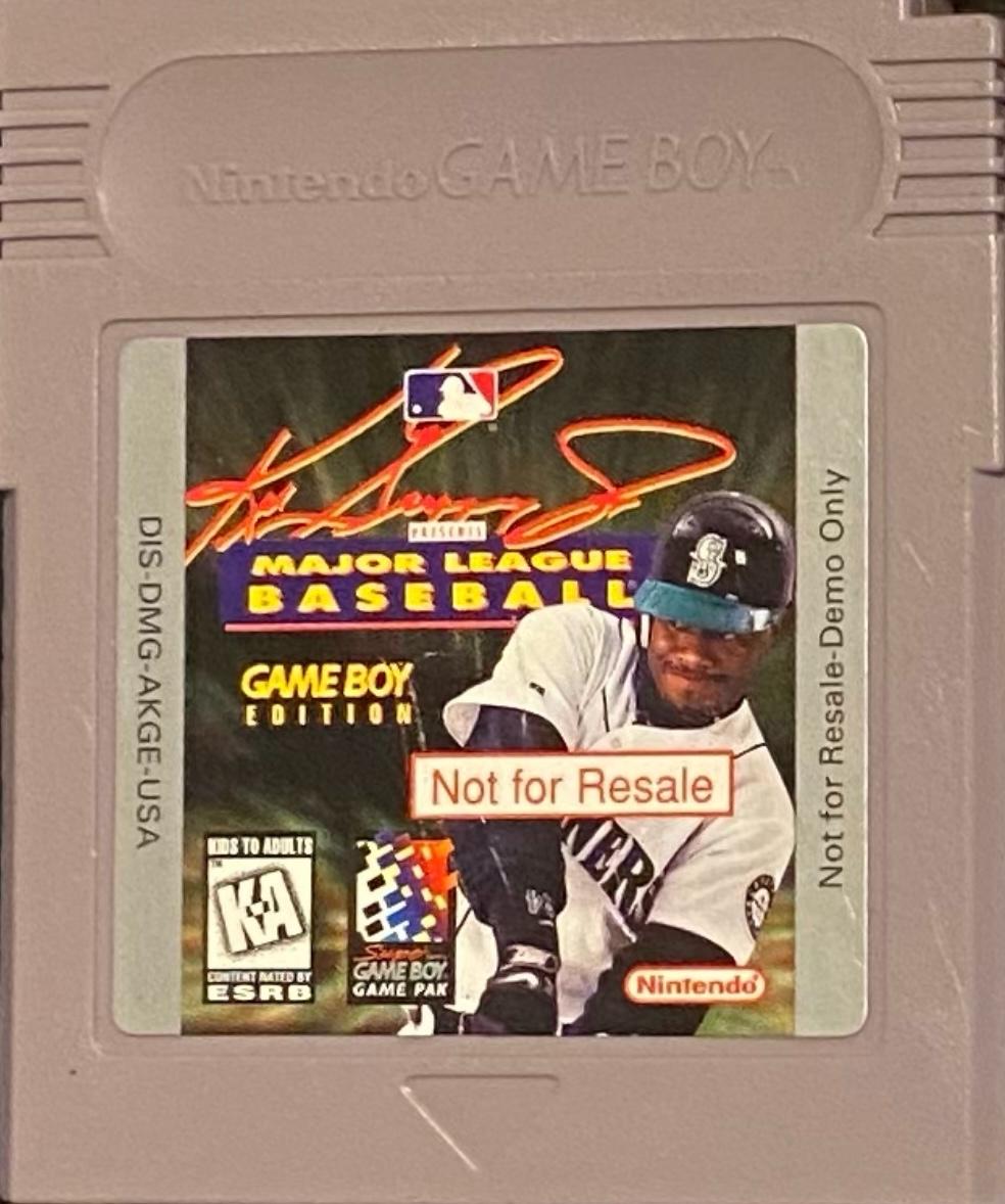 Ken Griffey Jr Presents Major League Baseball [Not for Resale] - Game Boy