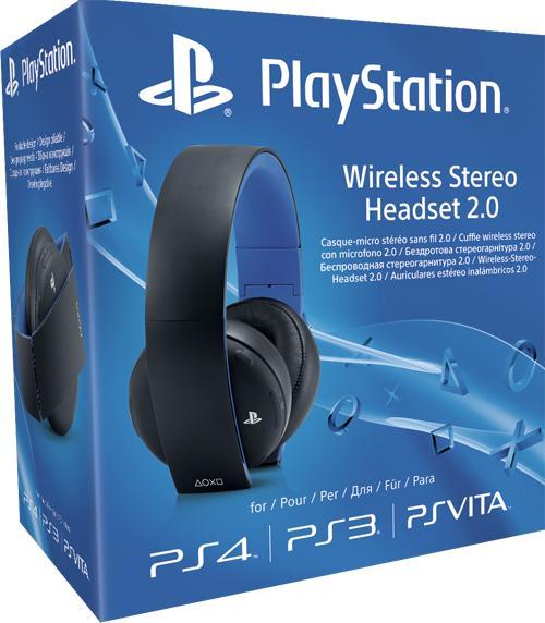 Black Wireless Stereo Headset 20 - PlayStation