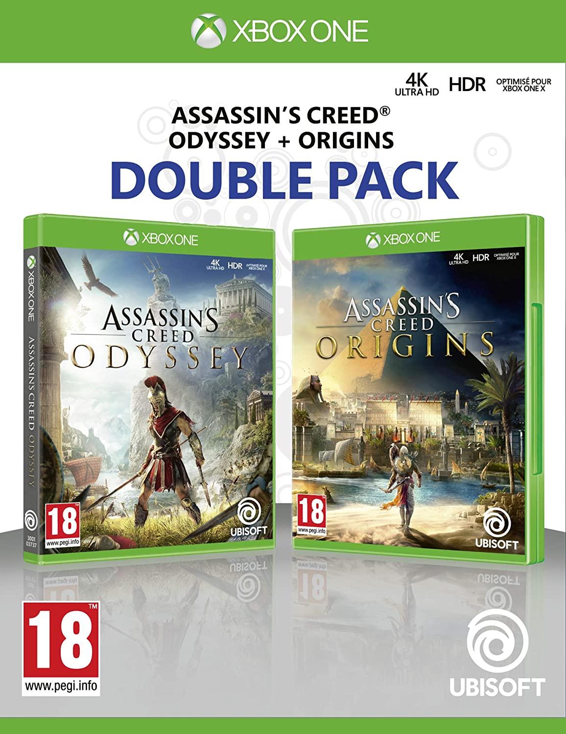 Double Pack: Assassin’s Creed Odyssey + Assassin’s Creed Origins - PAL Xbox One [Import]