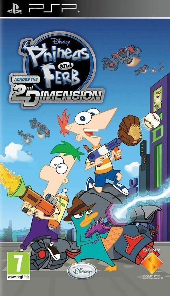 Phineas and Ferb: Across the 2nd Dimension - PAL PSP [Import]