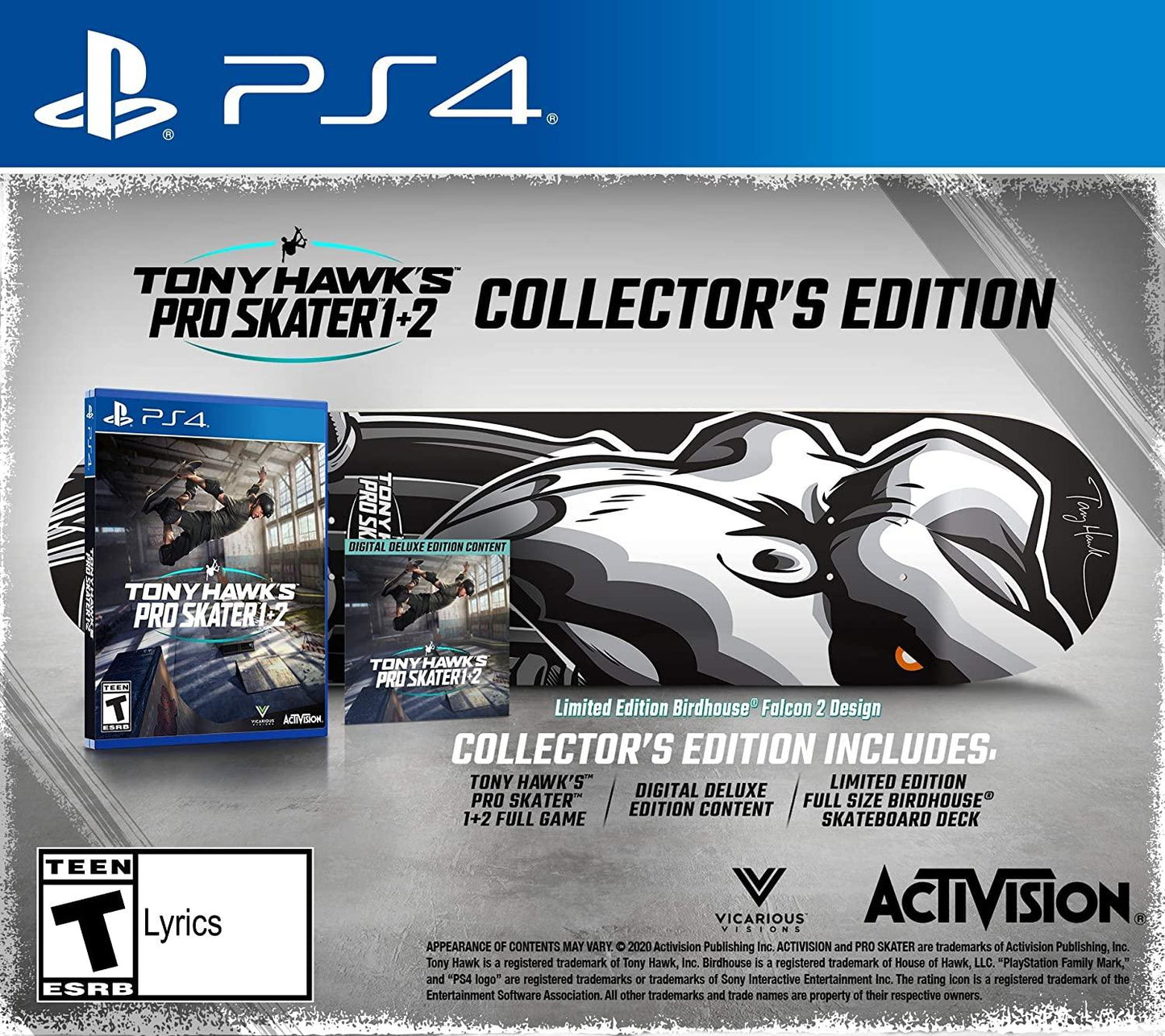 Tony Hawk's Pro Skater 1 and 2 [Collector's Edition] - PlayStation 4