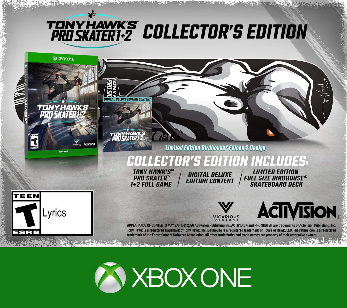 Tony Hawk's Pro Skater 1 and 2 [Collector's Edition] - Xbox One