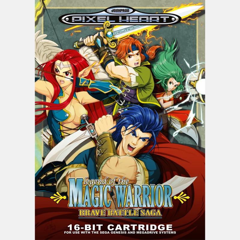 Brave Battle Saga: Legend of the Magic Warrior - PAL Sega Mega Drive [Import]