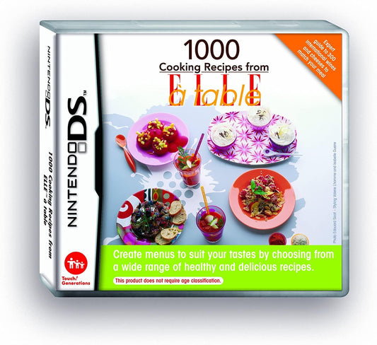 1000 Cooking Recipes from Elle - Nintendo DS