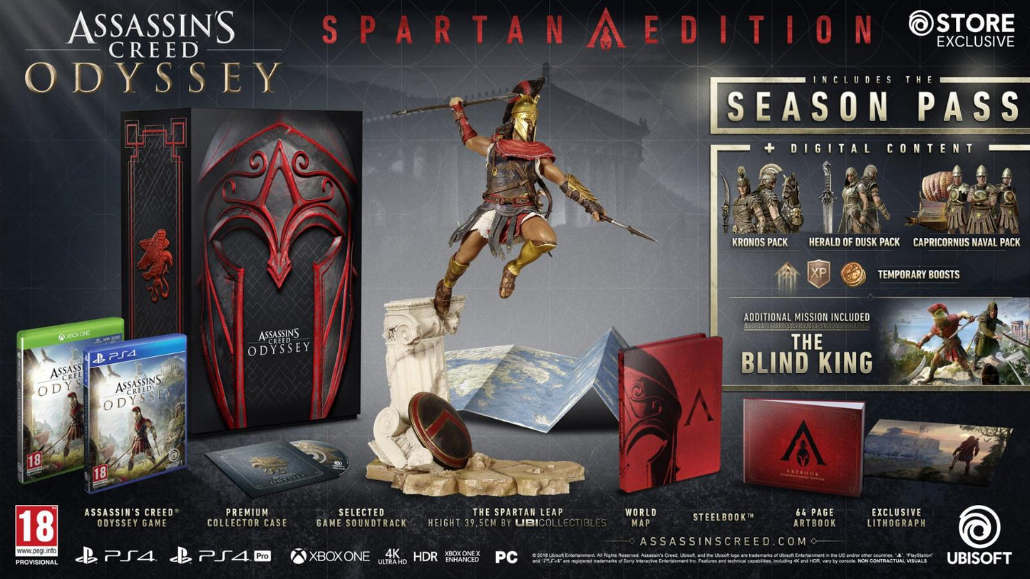 Assassin's Creed Odyssey [Spartan Edition] - PAL Playstation 4 [Import]
