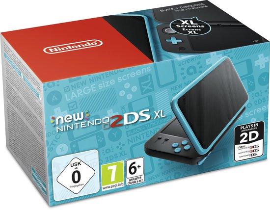 New Nintendo 2DS XL Black + Turquoise - PAL Console [Import]