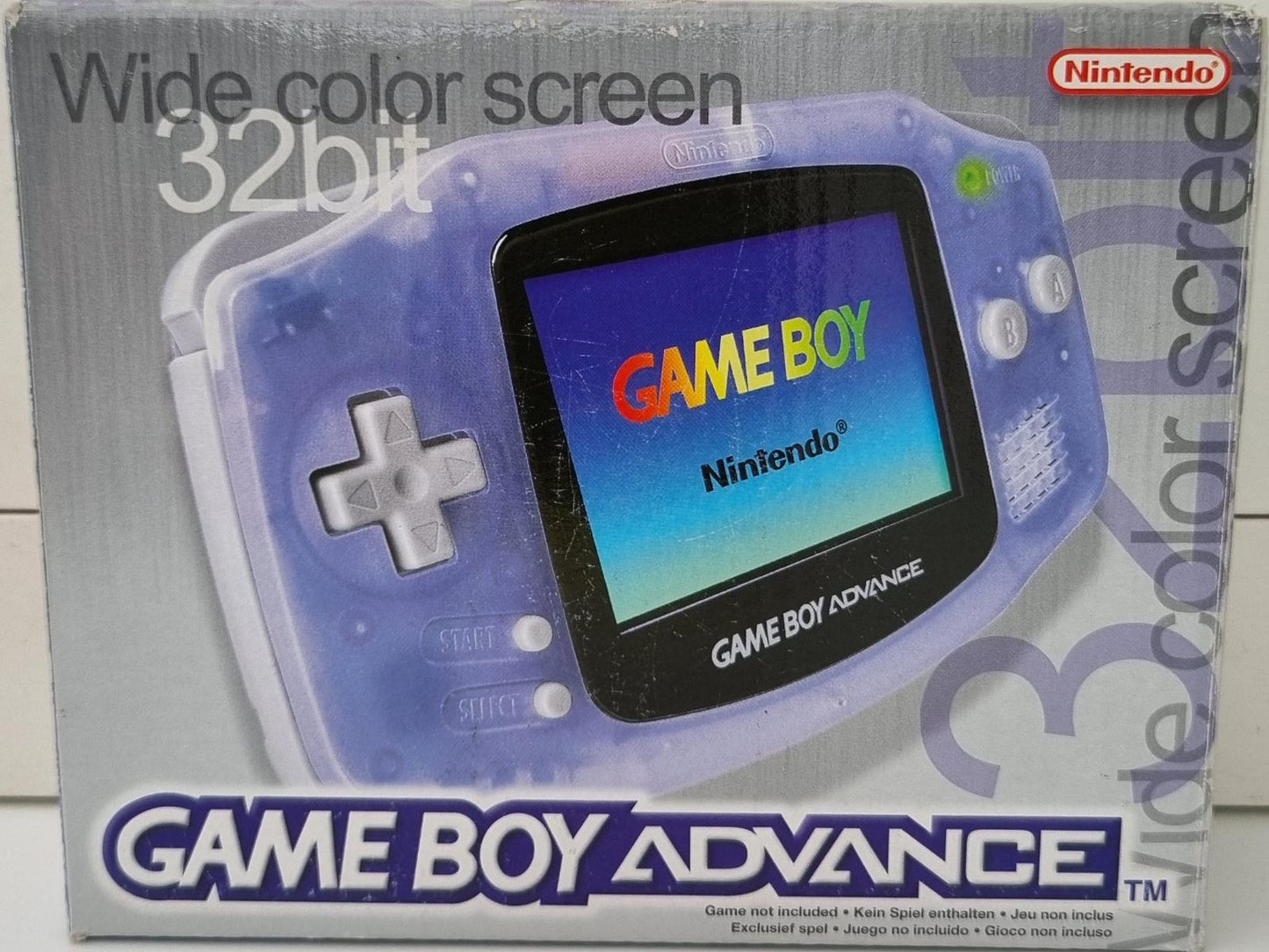 Game Boy Advance [Clear Purple] - PAL Console [Import]