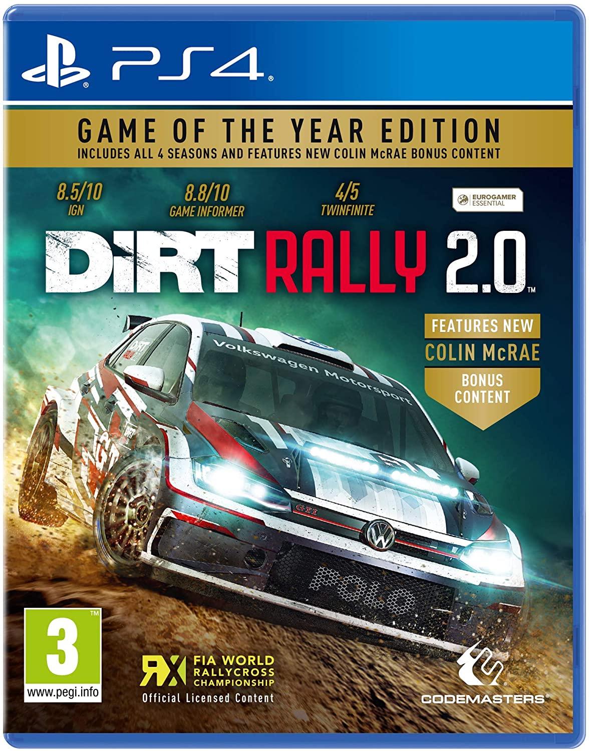 Dirt Rally 2.0 [Game of the Year] - PAL Playstation 4 [Import]