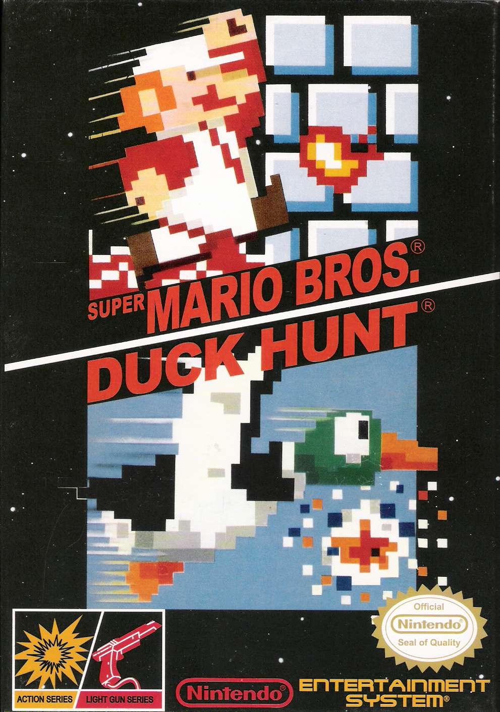 Super Mario Bros and Duck Hunt NES – The Video Game Cavern