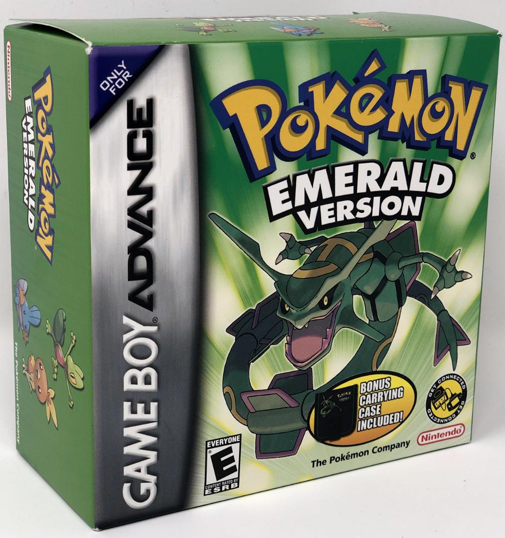 Pokemon Emerald [Case Bundle] - Game Boy Advance