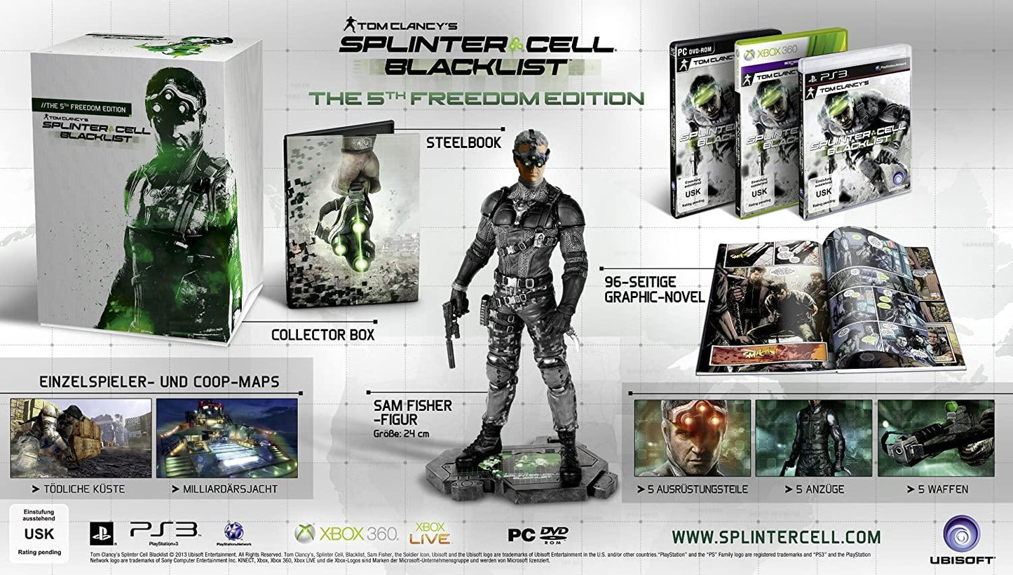 Splinter Cell: Blacklist [5th Freedom Edition] - PAL Xbox 360 [Import]