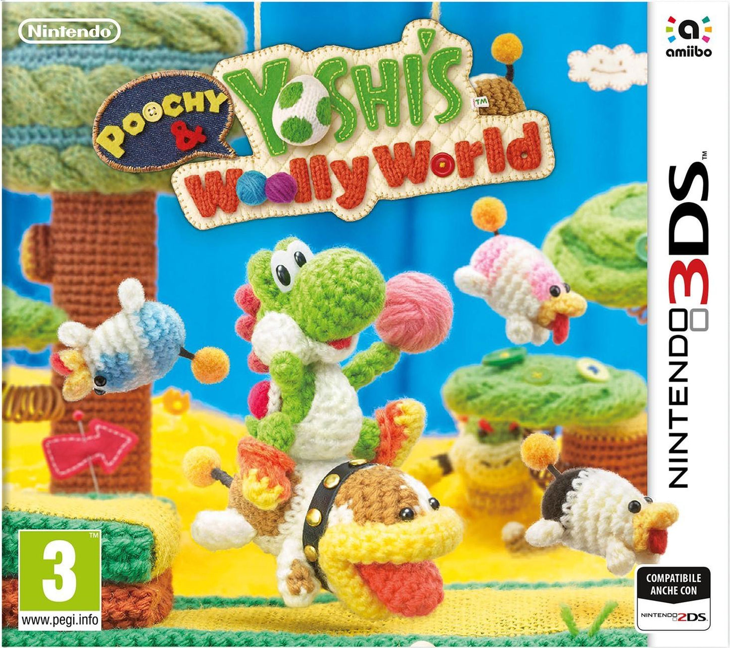 Poochy & Yoshi's Woolly World - PAL Nintendo 3DS [Import]