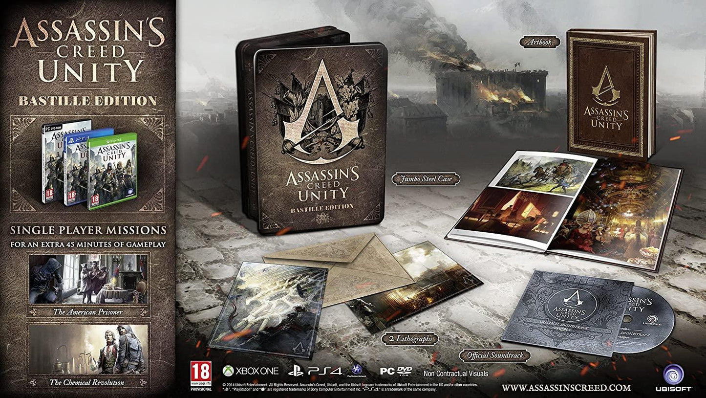 Assassin's Creed Unity [Bastille Edition] - PAL Playstation 4 [Import]