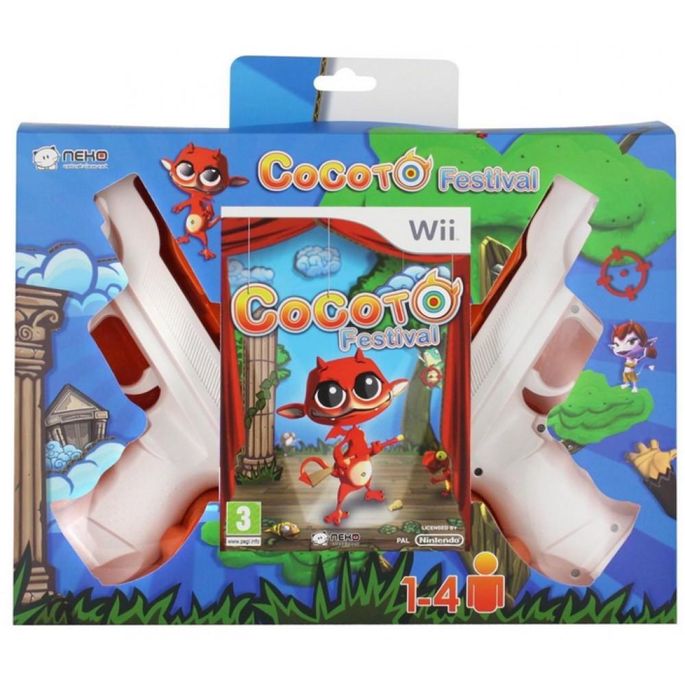 Cocoto Festival [2x Gun Bundle] - PAL Wii [Import]