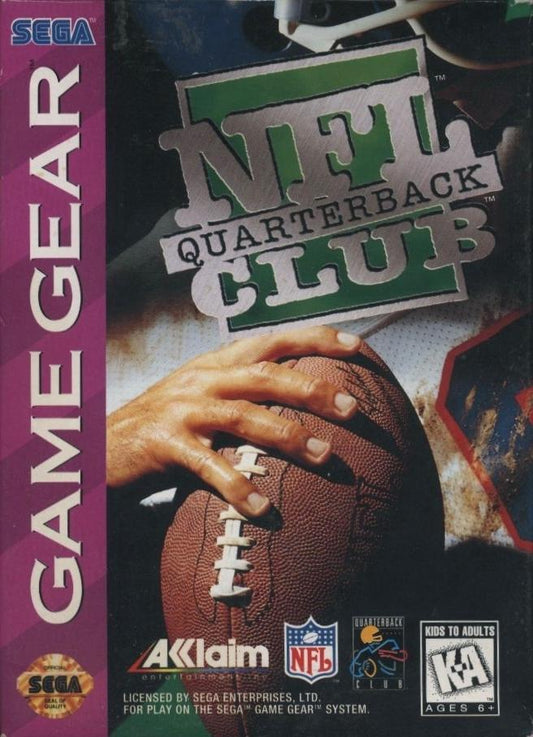 NFL Quarterback Club 95 - Sega Game Gear
