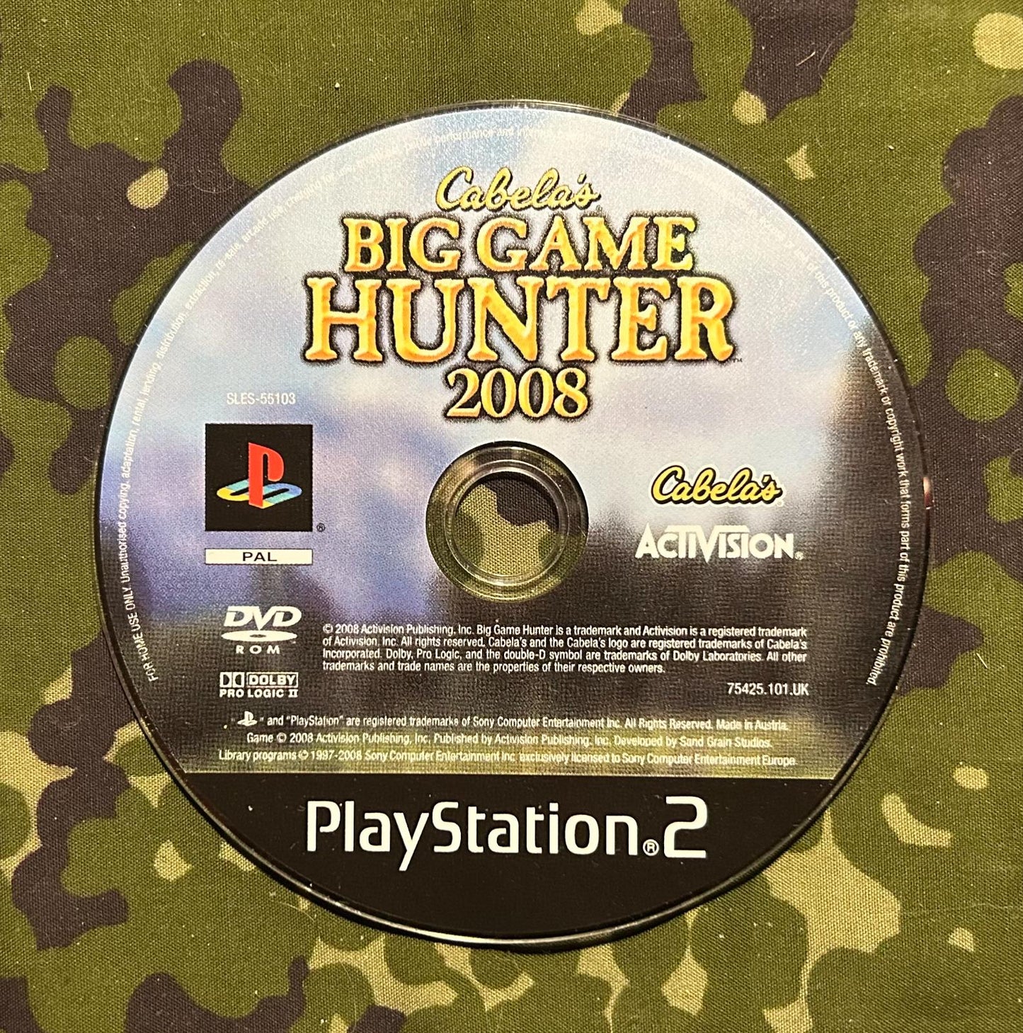 Cabela’s Big Game Hunter 2008 - PAL Playstation 2 [Import]