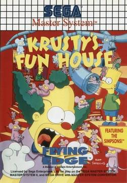 Krusty's Fun House - PAL Sega Master System [Import]