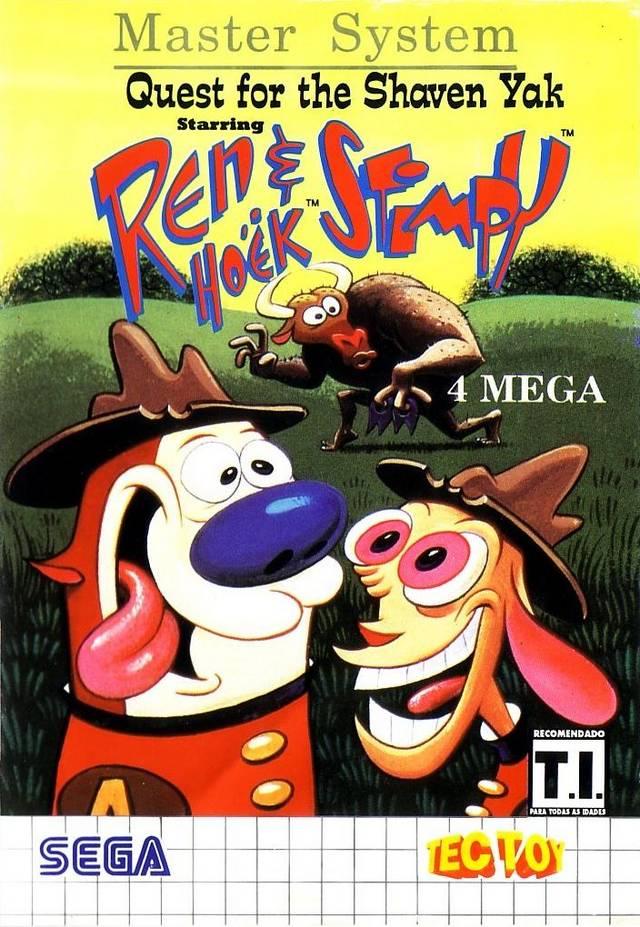 Quest for the Shaven Yak Starring Ren and Stimpy - PAL Sega Master System [Import]