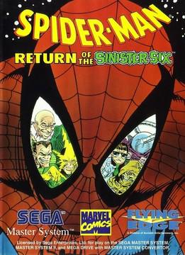 Spiderman Return of the Sinister Six - PAL Sega Master System [Import]