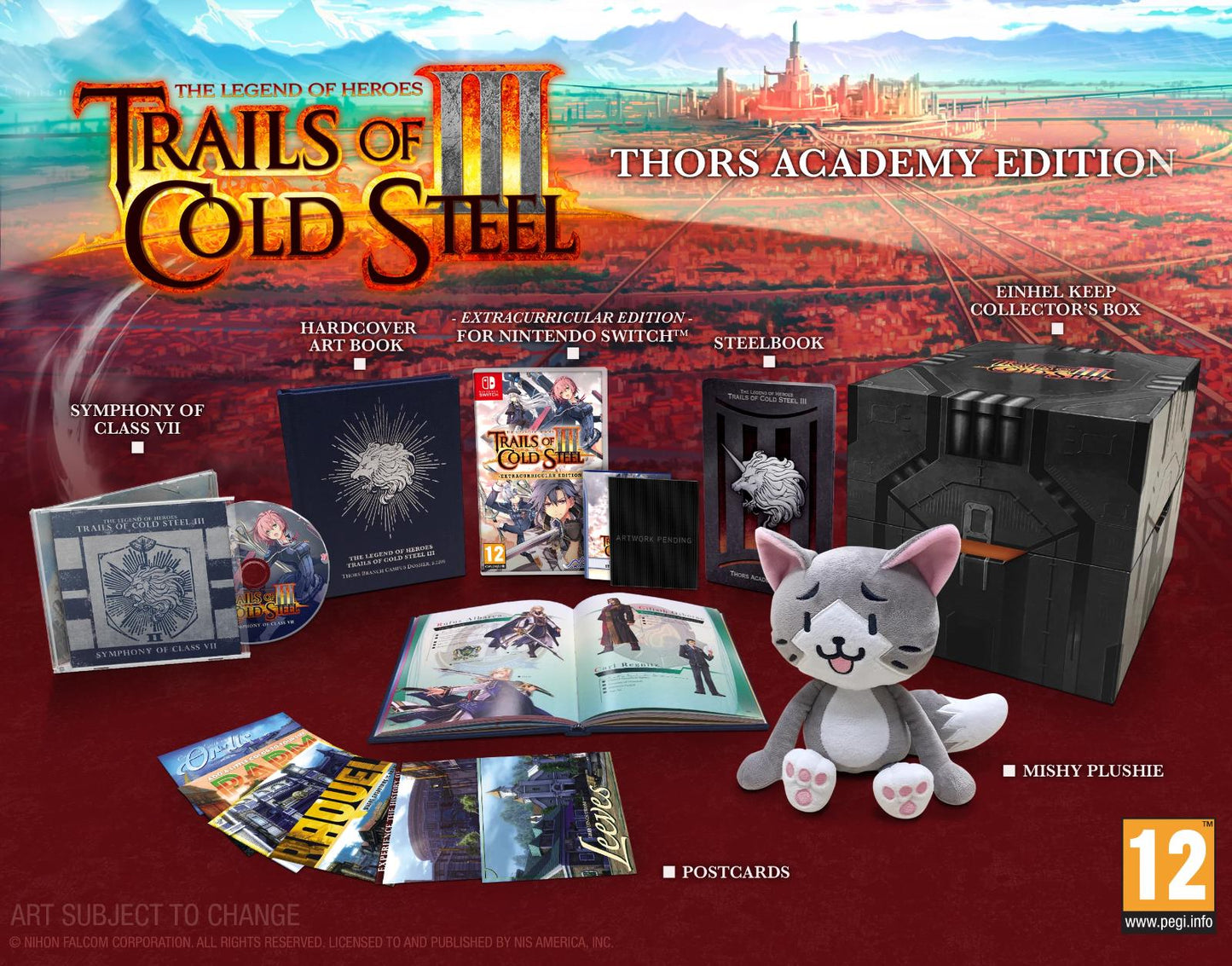 Legend Of Heroes: Trails Of Cold Steel III [Thors Academy Edition] - PAL Nintendo Switch [Import]
