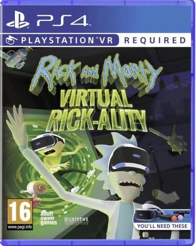 Rick And Morty Virtual Rick-Ality - PAL Playstation 4 [Import]