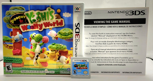 Poochy and Yoshi's Woolly World [Complete] *Pre-Owned*
