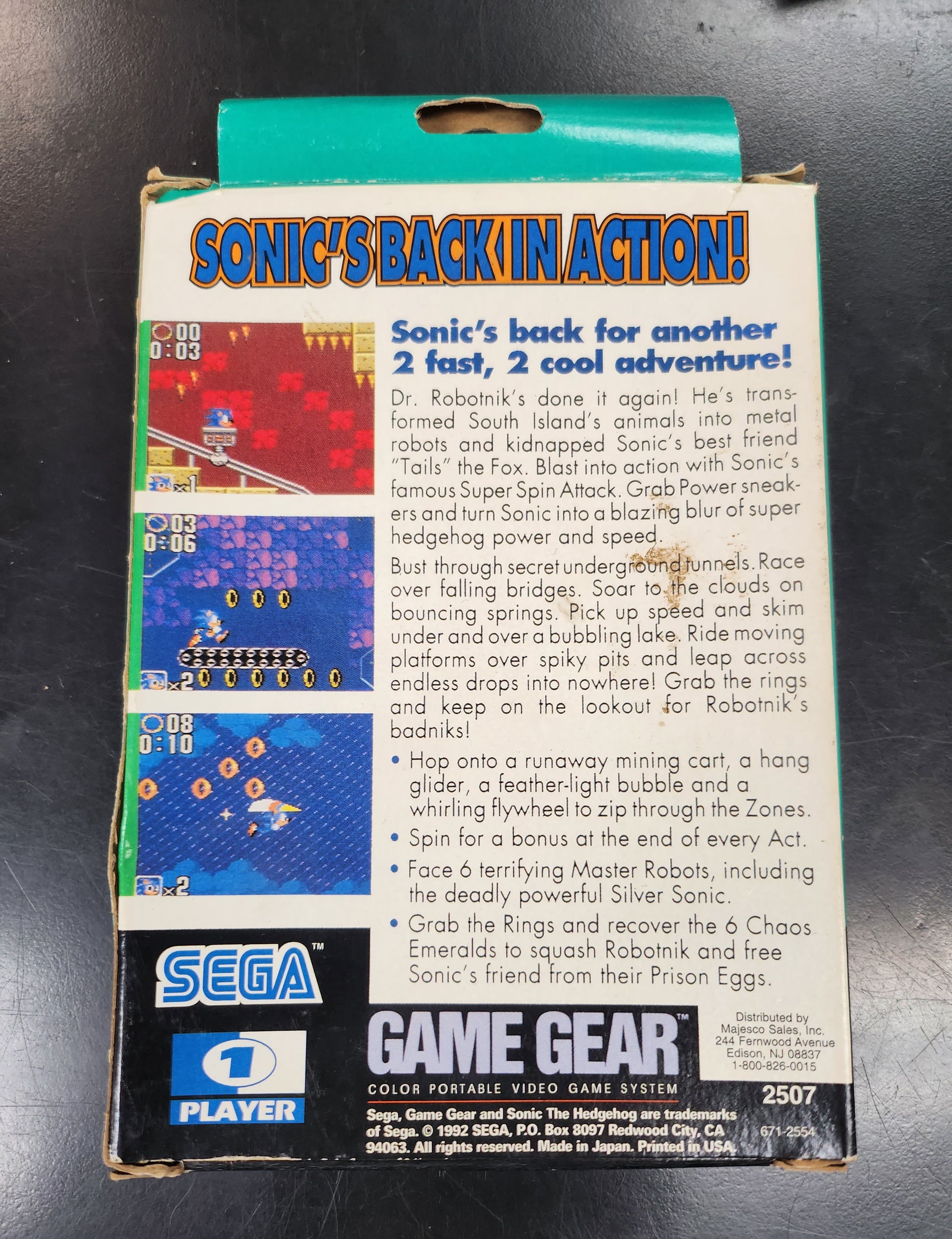 sonic 2 game gear Sonic the Hedgehog 2