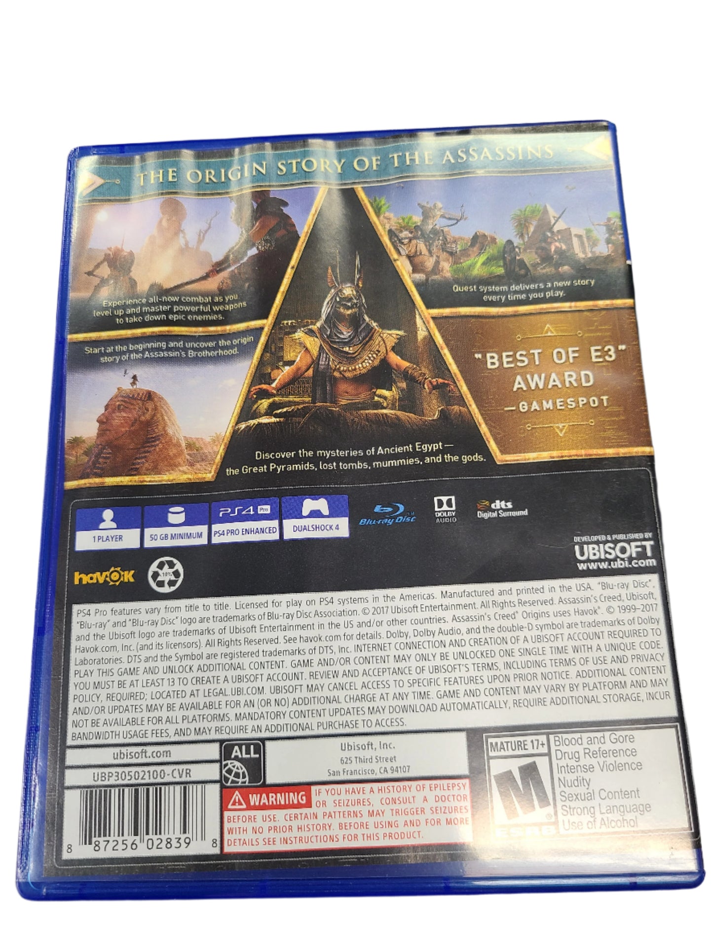 Assassin's Creed Origins - Playstation 4