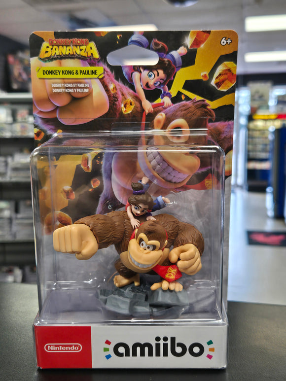 Donkey Kong Bananza - Donkey Kong and Pauline - Amiibo