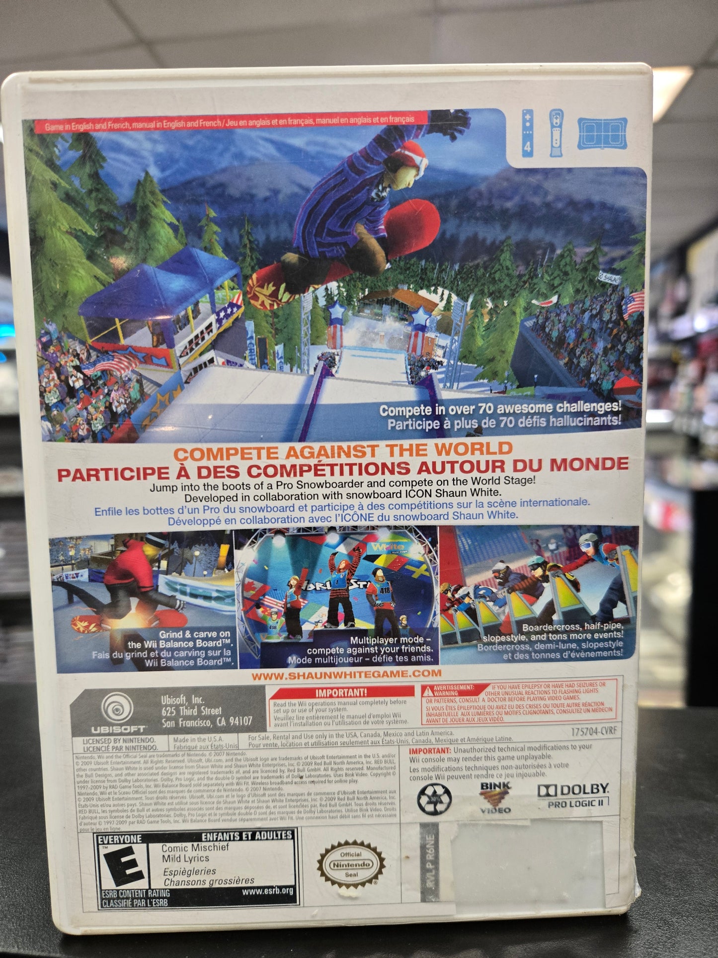 Shaun White Snowboarding : World Stage - Wii