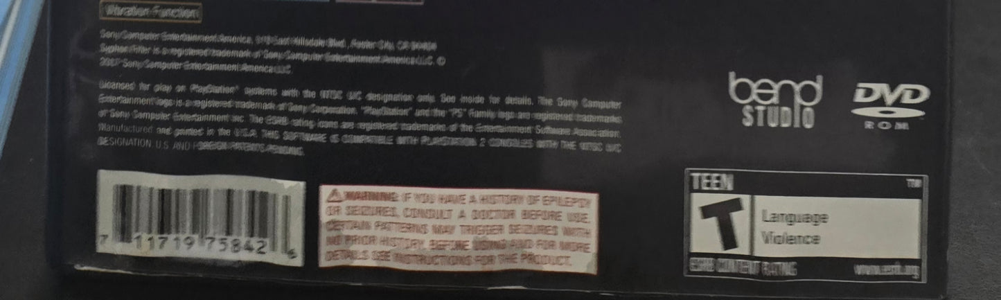 Syphon Filter Logans Shadow - PlayStation 2