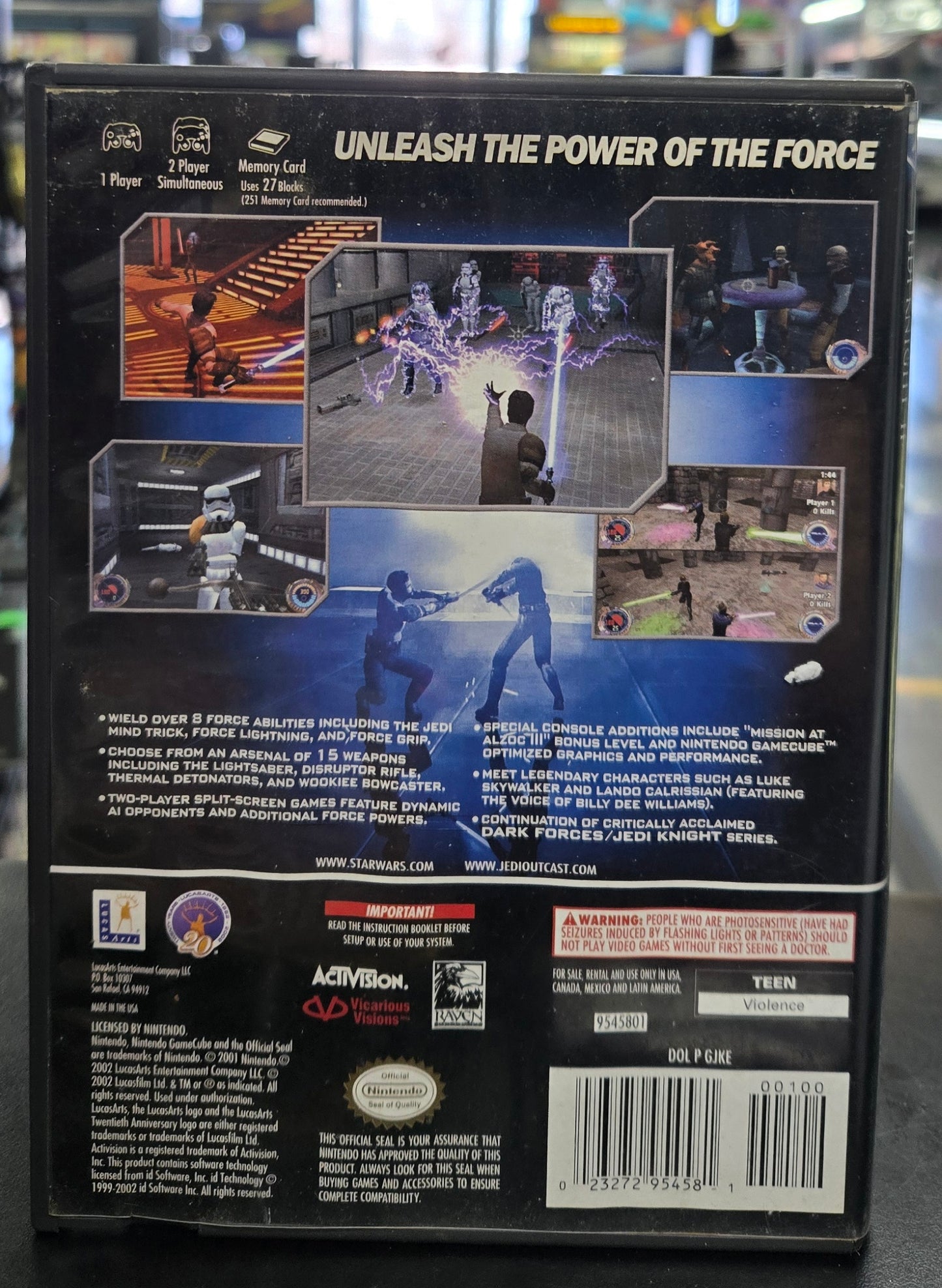 Star Wars Jedi Outcast - Gamecube