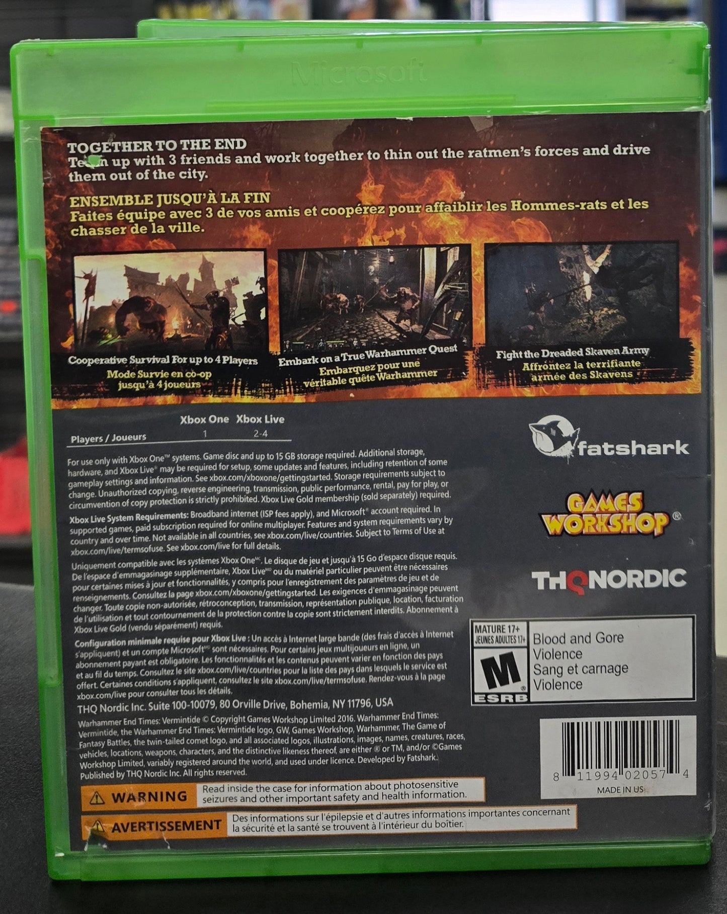 Warhammer The End Times Vermintide - Xbox One